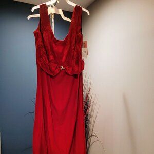 Mori Lee 9060 Size 30 Red A line dress